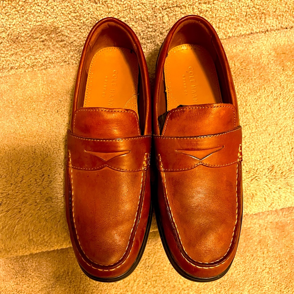 Coke Haan leather loafers